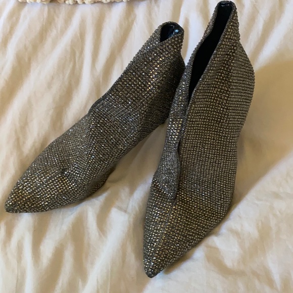 Jessica Simpson metallic booties - Picture 2 of 11